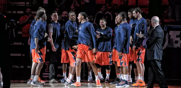 DJ Williams Team Intro - Illinois vs. Penn State - Feb. 11, 2017