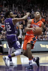 Te'Jon Lucas NCAA Basketball: Illinois at Northwestern