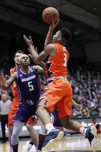 Te'Jon Lucas NCAA Basketball: Illinois at Northwestern