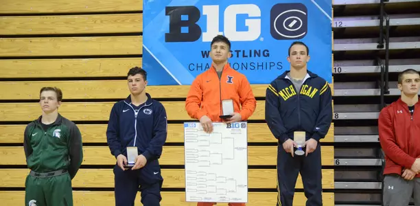 Isaiah Martinez 2017 Big Ten Podium