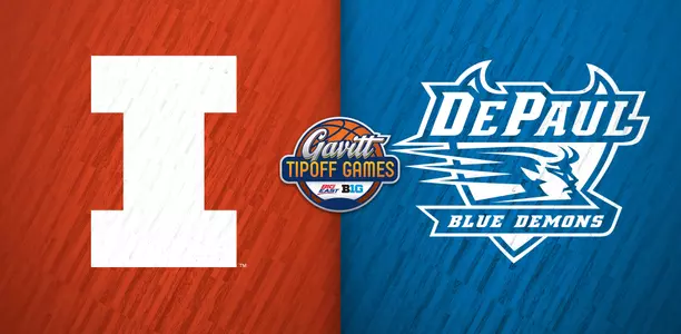 Illinois vs. DePaul Gavitt Games Graphic