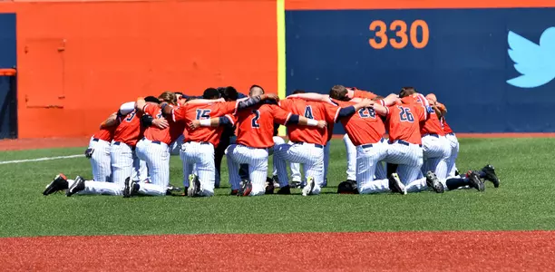 Baseball huddle