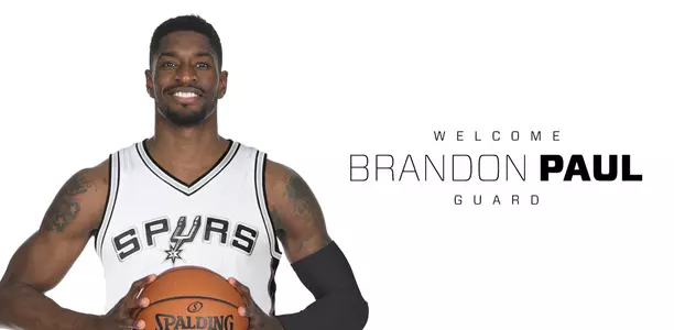 Brandon Paul Signs with Spurs - July 2017