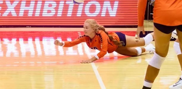 Lexie Smith - Illinois Volleyball Orange & Blue Scrimmage - 2017