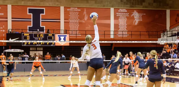 Brandi Donnelly - Illinois Volleyball Orange & Blue Scrimmage