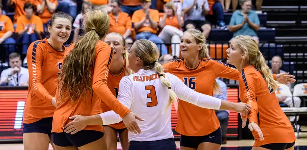 VB - Team Huddle vs. Colorado