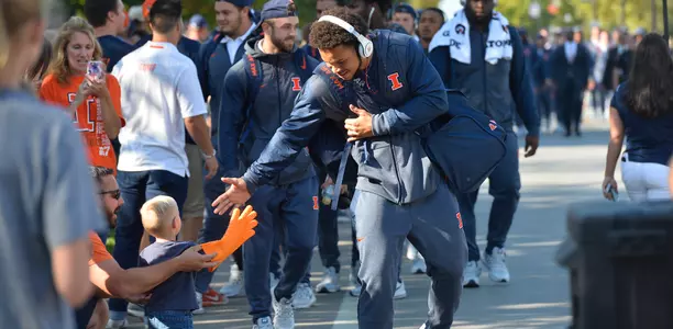 Illini Walk - Illinois vs. Western Kentucky - Sept. 9, 2017