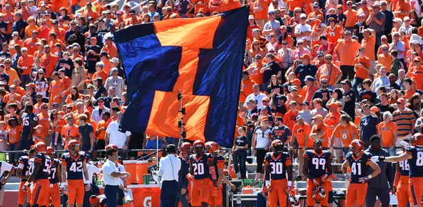 Football vs. Ball State - Flag - Crowd