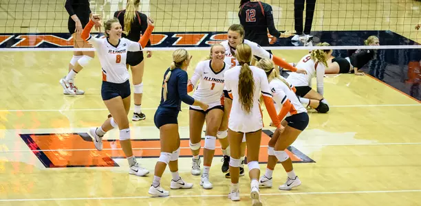 VB - Team Huddle vs. Stanford