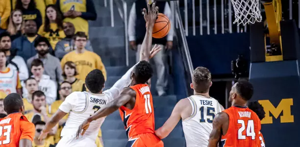Greg Eboigbodin - Illinois at Michigan - Jan. 6, 2018