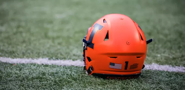 AJ Bush #1 of the Illinois Fighting Illini helmetSeptember 8, 2018 Illinois Football vs. Western Illinois in Champaign, IllinoisPhoto Credit: Trevor Diedrich / Illinois Athletics