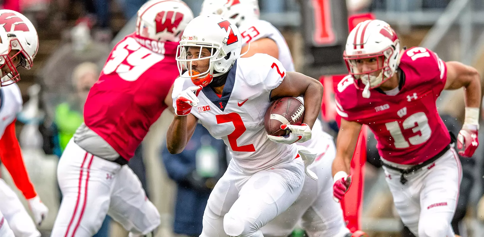 Illinois Football - Reggie Corbin - Illinois at Wisconsin - 10/20/2018