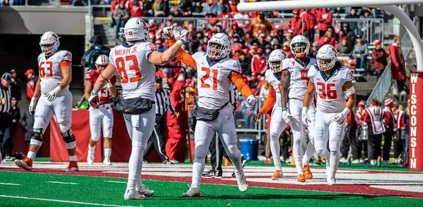 running back Ra'Von Bonner of the Illinois Fighting IlliniOctober 20, 2018 Illinois Soccer vs. Wisconsin in Madison, WisconsinPhoto Credit: Michael Glasgow / Illinois Athletics