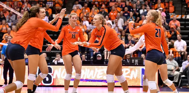 VB - Team Celebration vs. Northwestern