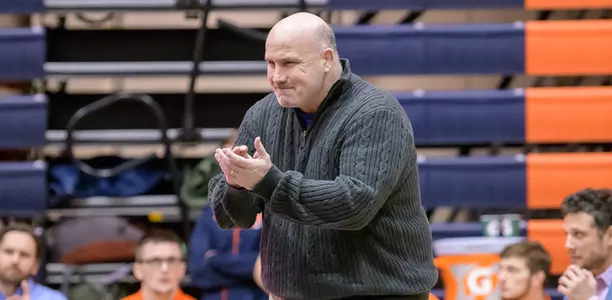 Illinois Wrestling Coach Jim Heffernan - Illinois vs. Nebraska - Jan. 5, 2018