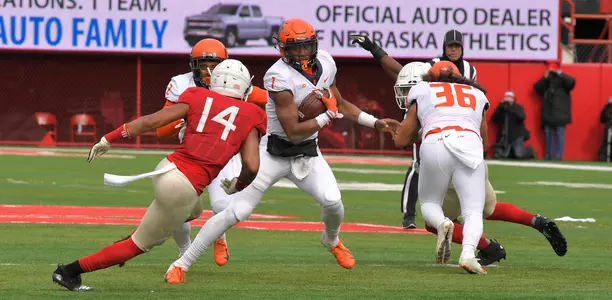 AJ Bush Jr. - Illinois Football at Nebraska - 11/10/2018