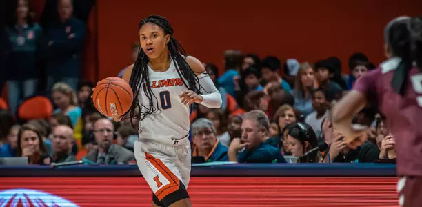 Illinois Fighting Illini guard J-Naya Ephram (0)Illinois Women's Basketball vs Alabama A&M in Champaign.November 07, 2018Photo Credit: Michael Glasgow / Illinois Athletics