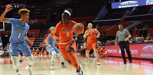 November 18, 2018 Illinois Women's Basketball vs. Columbia in Champaign, IllinoisPhoto Credit: Cary Frye / Illinois Athletics