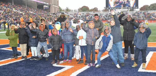 Illinois Athletics - LEARN Charter School on Field - 11/17/2018