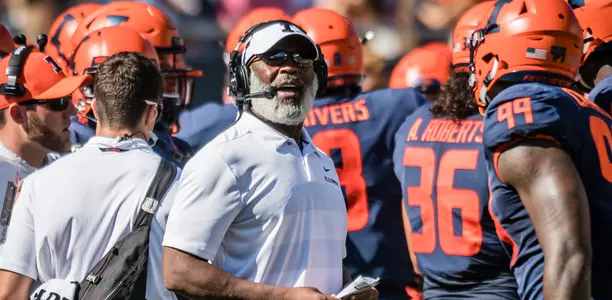 head coach Lovie Smith of the Illinois Fighting IlliniSeptember 15, 2018 Illinois Football vs. South Florida in Champaign, IllinoisPhoto Credit: Bradley Leeb / Illinois Athletics