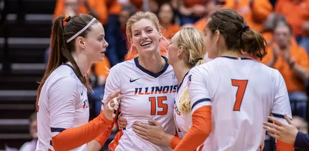 Megan Cooney - Illinois Volleyball vs. Purdue - 11/24/2018