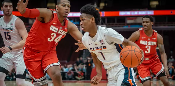 Trent Frazier - Illinois Men's Basketball vs. Ohio State (United Center) 12/05/2018