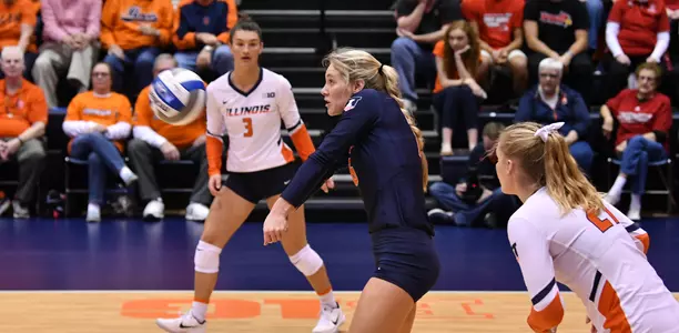 Morgan O'Brien - Illinois Volleyball vs. Louisville (NCAAs) - 12/01/2018