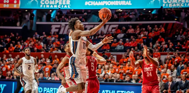 Illinois Fighting Illini guard Ayo Dosunmu (11)Illinois Men's Basketball vs. UNLV in Champaign, Illinois.December 08, 2018Photo Credit: Edwin Capuli / Illinois Athletics