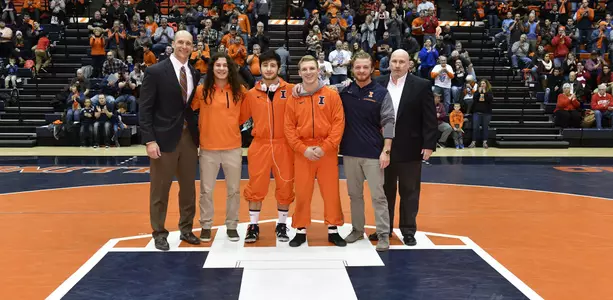 Illinois Wrestling 2018 Senior Day