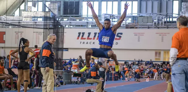 Jonathan Wells Illinois Open Long Jump