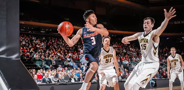 Te'Jon Lucas - Illinois vs. Iowa - Big Ten Tournament - Feb. 28, 2018