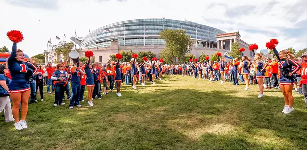 Illini Walk at Soldier field - 2013