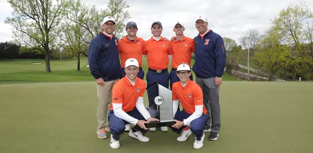 BALTIMORE, MD - APRIL 29: The Big Ten Men's Golf Tournament on April 29, 2018 in Baltimore, Maryland.