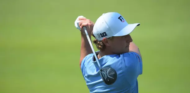 BALTIMORE, MD - APRIL 28: The Big Ten Men's Golf Tournament on April 28, 2018 in Baltimore, Maryland. (Photo by Will Newton)