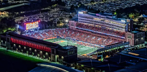 Memorial Stadium Night Game Sept. 29, 2017