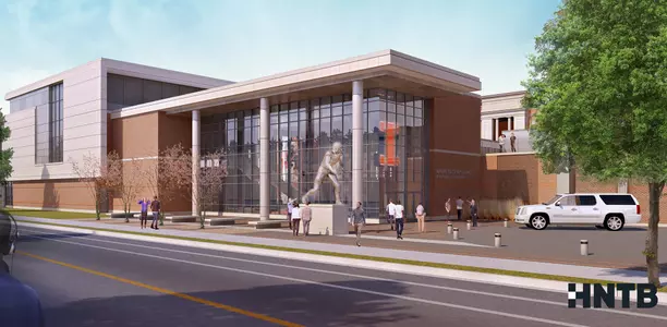 Illinois Football Performance Center - Exterior View - June 27, 2018