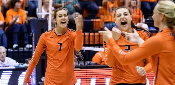 2017 Illinois Volleyball - Jacqueline Quade - Illinois vs. Colorado