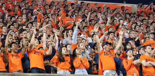 Illinois Football - Block I Students - Illinois vs. Western Kentucky - 2017
