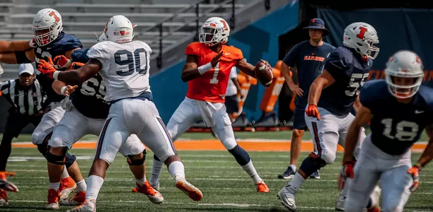 Illinois Football - AJ Bush - Training Camp 2018