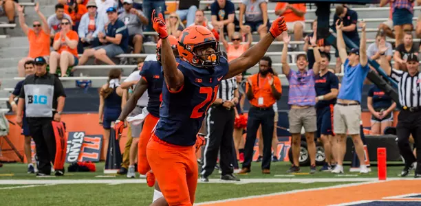 September 1, 2018 Illinois Football vs. Kent State in Champaign, IllinoisPhoto Credit: Craig Pessman / Illinois Athletics