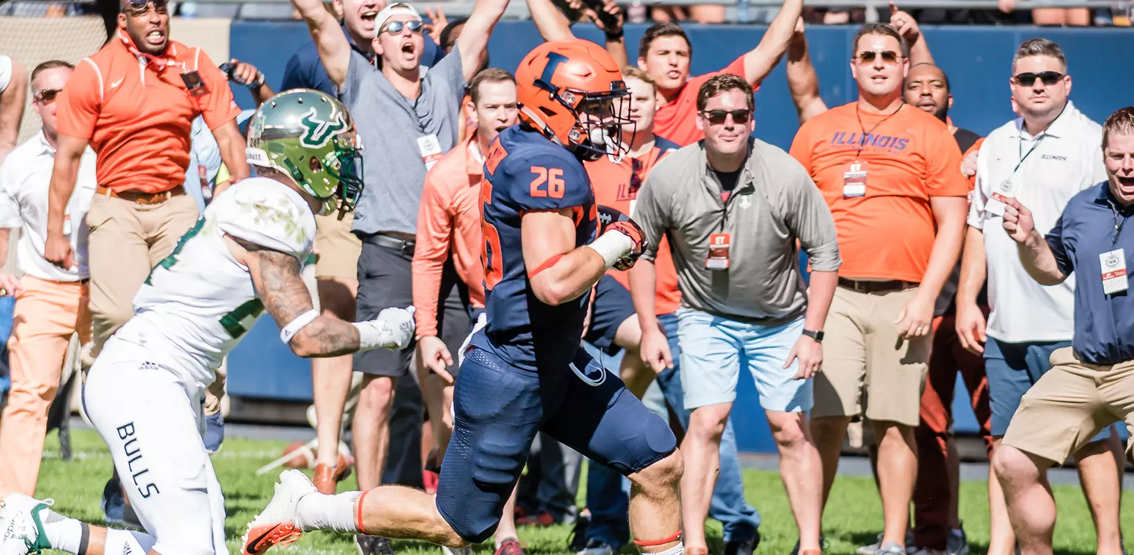 Mike Epstein - Illinois Football vs. South Florida - 09/15/2018