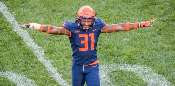 defensive back Cameron Watkins #31 of the Illinois Fighting IlliniSeptember 15, 2018 Illinois Football vs. South Florida in Champaign, IllinoisPhoto Credit: Bradley Leeb / Illinois Athletics