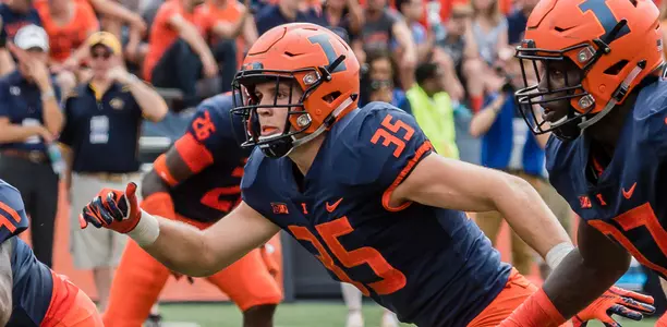 Illinois Football - Jake Hansen - Illinois vs. Kent State - 09/01/18