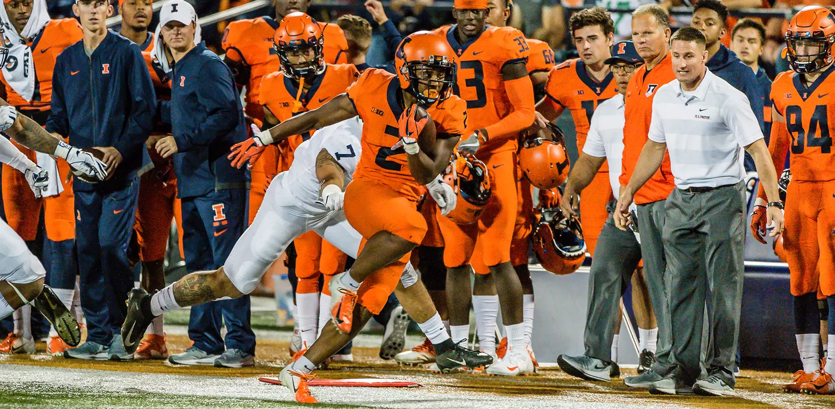Illinois Football - Reggie Corbin - Illinois vs. Penn State - 09/21/2018