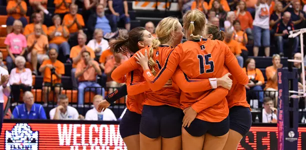 VB - Team Huddle vs. UNI