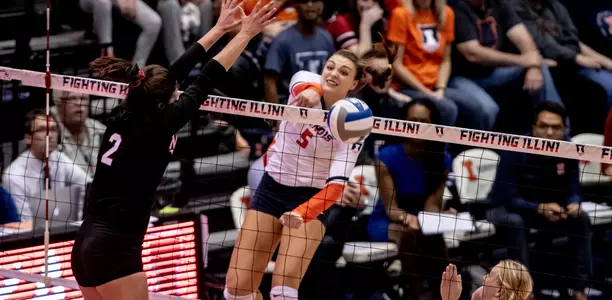 Illinois Volleyball - Illinois vs. Nebraska - Ali Bastianelli 09/29/2018