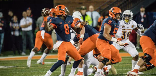 Illinois Football - MJ Rivers - Illinois vs. Western Illinois - 09/08/18