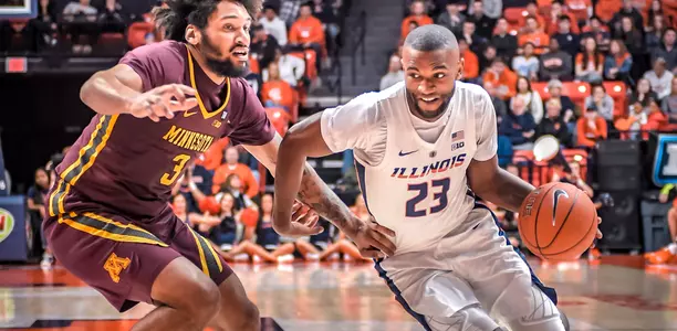 Aaron Jordan - Illinois Men's Basketball vs. Minnesota - 01/16/2019