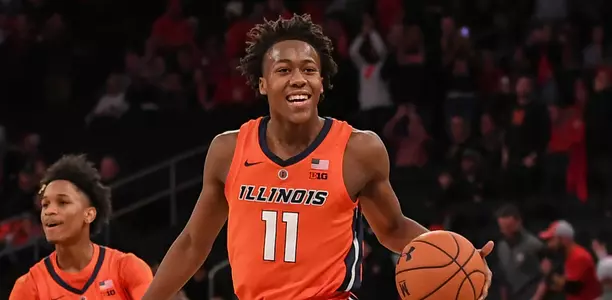 Illinois Fighting Illini guard Ayo Dosunmu (11)Illinois Men's Basketball vs. Maryland in New York, NYJanuary 26, 2019Photo Credit: USA Today Sports / Illinois Athletics