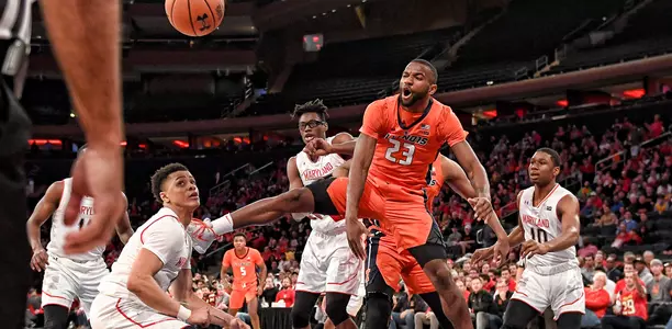 Illinois Fighting Illini guard Aaron Jordan (23)Illinois Men's Basketball vs. Maryland in New York, NYJanuary 26, 2019Photo Credit: USA Today Sports / Illinois Athletics